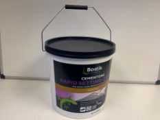 15 X 10KG BOSTIK CEMENTONE RAPID SETTING CEMENT. FOR INSTALLATION, REPAIR & MAINTAINANCE. SETS IN 20