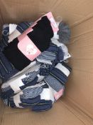 130 X PAIRS OF MOTHERCARE SOCKS IN VARIOUS STYLES AND SIZES