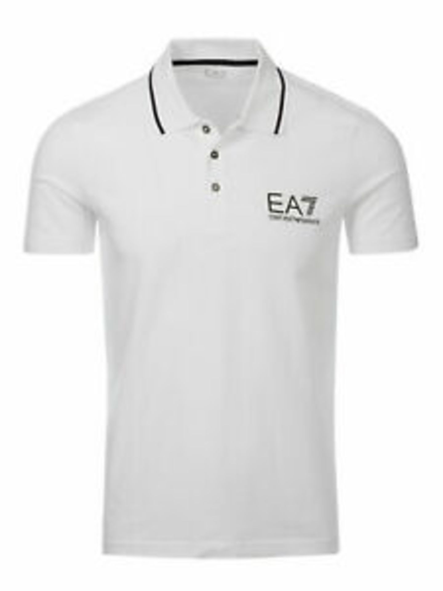 (NO VAT) EMPORIO ARMANI TRAINING CORE ID M SHORT SLEEVED POLO SHIRT SIZE MEDIUM