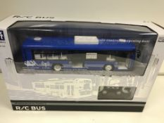 BRAND NEW BOXED REMOTE CONTROL BUS WITH REMOTE CONTROLLED OPENING DOORS MANUFACTURED BY DOUBLE E