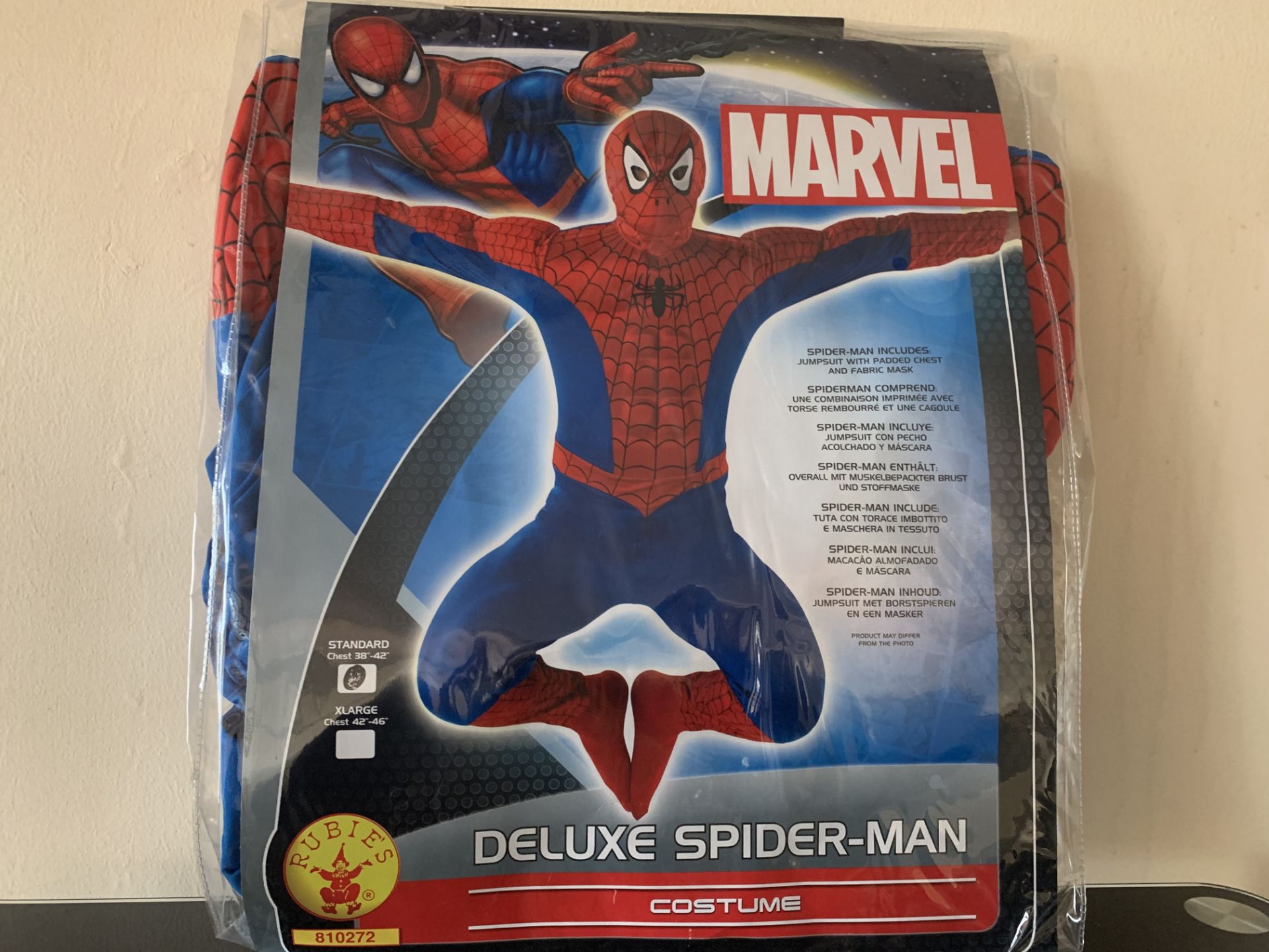 4 X BRAND NEW RUBIES MARVEL SPIDERMAN COSTUMES