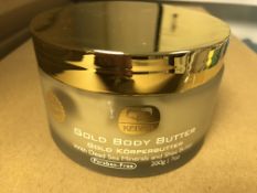 KEDMA 200G GOLD BODY BUTTER WITH DEAD SEA MINERALS AND SHEA BUTTER