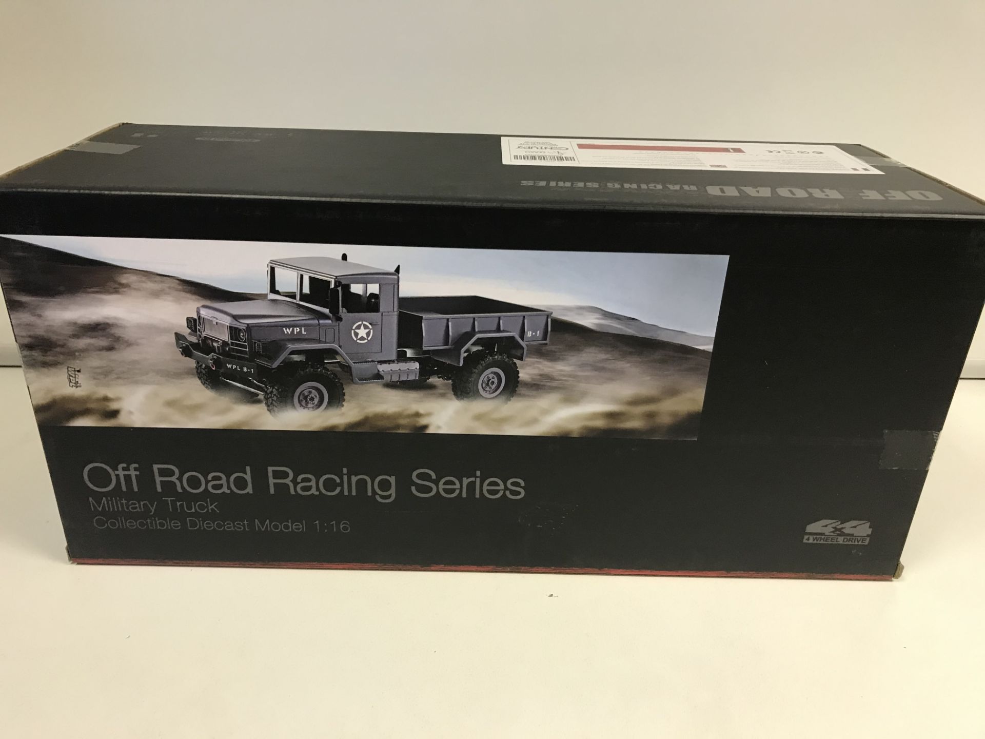 BRAND NEW BOXED REMOTE CONTROL OFF ROAD RACING SERIES MILITARY TRUCK COLLECTIBLE DIECAST MODEL 1:16 - Image 2 of 2