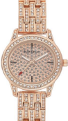 JUICY COUTURE ROSE GOLD COLOURED LADIES WRIST WATCH WITH WHITE COLOURED STONES RRP £195.00