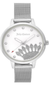 JUICY COUTURE SILVER COLOURED LADIES WRIST WATCH RRP £139.00