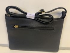 40 X BRAND NEW BOXED BLACK CROSS BODY BAGS