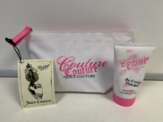 3 X BRAND NEW JUICY COUTURE COSMETIC BAG AND 50ML BODY LOTION