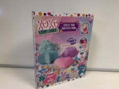 24 X BRAND NEW BOXED XOXO LOVE AND HUGS CREATE YOUR OWN BATH BOMB SETS IN 3 BOXES