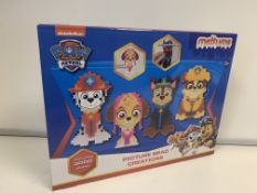 36 X BRAND NEW BOXED PAW PATROL MELTUMS PICTURE BEAD CREATIONS 3000 BEAD SETS IN 3 BOXES