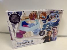 (NO VAT) 6 X BRAND NEW FROZEN 2 SPARKLE SAND AND DOUGH FUN SETS