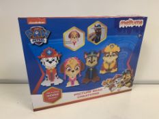 18 X BRAND NEW PAW PATROL MELTUMS PICTURE BEAD CREATIONS 3000 BEAD SETS IN 3 BOXES