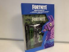 24 X BRAND NEW BOXED FORTNITE BUMPER STATIONARY SETS IN 2 BOXES