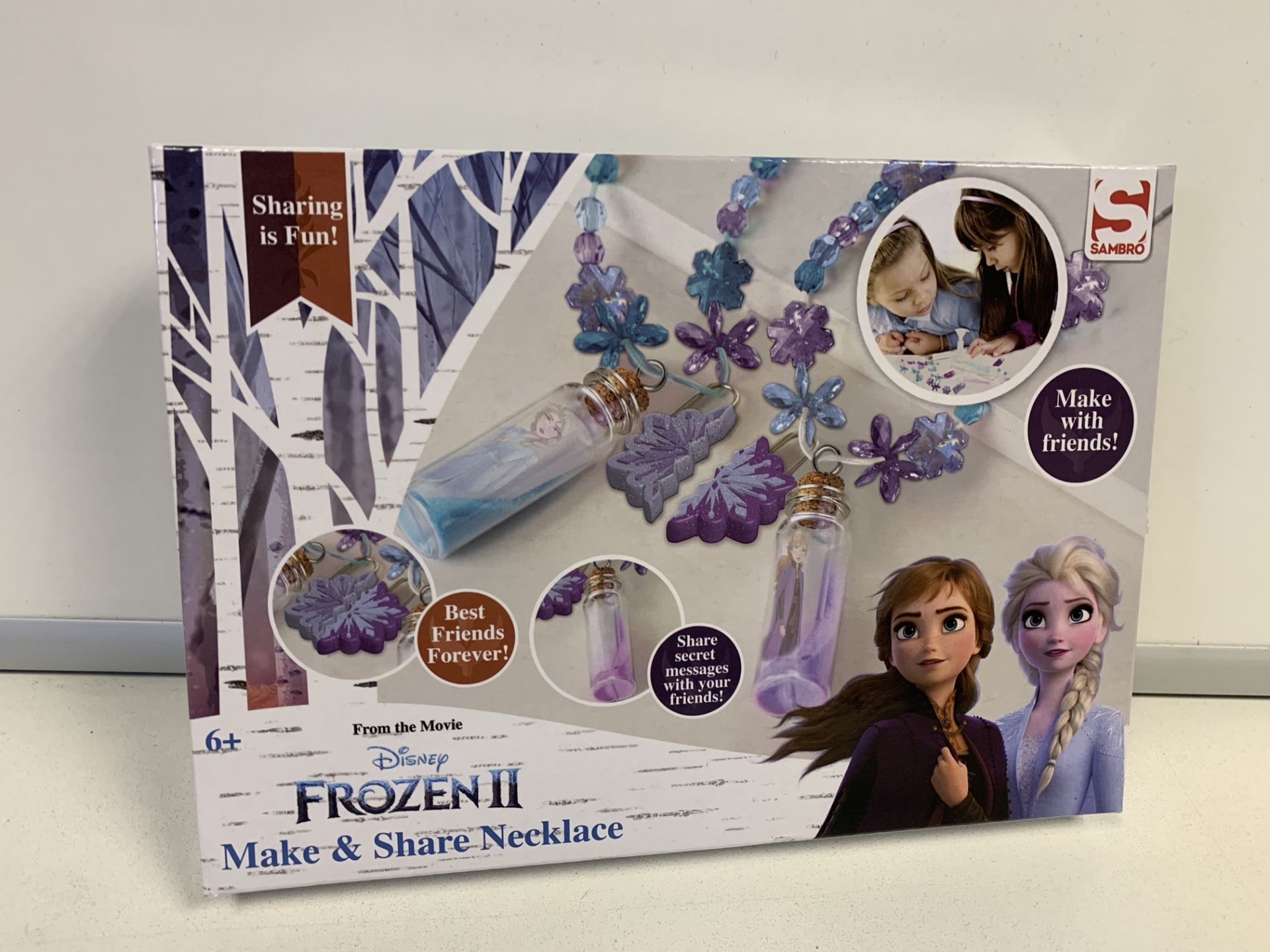 48 X BRAND NEW FROZEN 2 MAKE AND SHARE NECKLACES