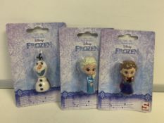 280 X VARIOUS DISNEY FROZEN ERASERS IN 1 BOX