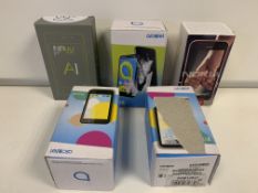 5 X RETAIL BOXED OPEN NETWORK MOBILE PHONES INCLUDING NUU A1, NOKIA 1TA, ETC