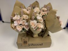 (NO VAT) 18 X BRAND NEW BAYWOOD BLUSH BOUQUETS IN 3 BOXES