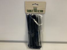 176 X PACKS OF 100 200MM CABLE TIES