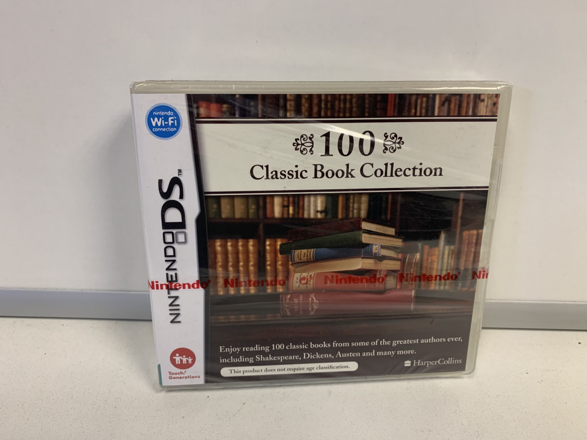 100 X BRAND NEW NINTENDO DS 100 CLASSIC BOOK COLLECTION GAMES IN 4 BOXES