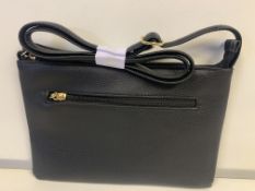 40 X BRAND NEW BOXED BLACK CROSS BODY BAGS