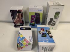 5 X RETAIL BOXED OPEN NETWORK MOBILE PHONES INCLUDING NOKIA 1, ALCATEL U5, ETC