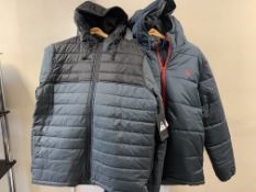 3 X BRAND NEW BILLABONG COATS IE ALDER PUFF JACKETS IN SIZES SMALL AND MEDIUM TOTAL RRP £300.00