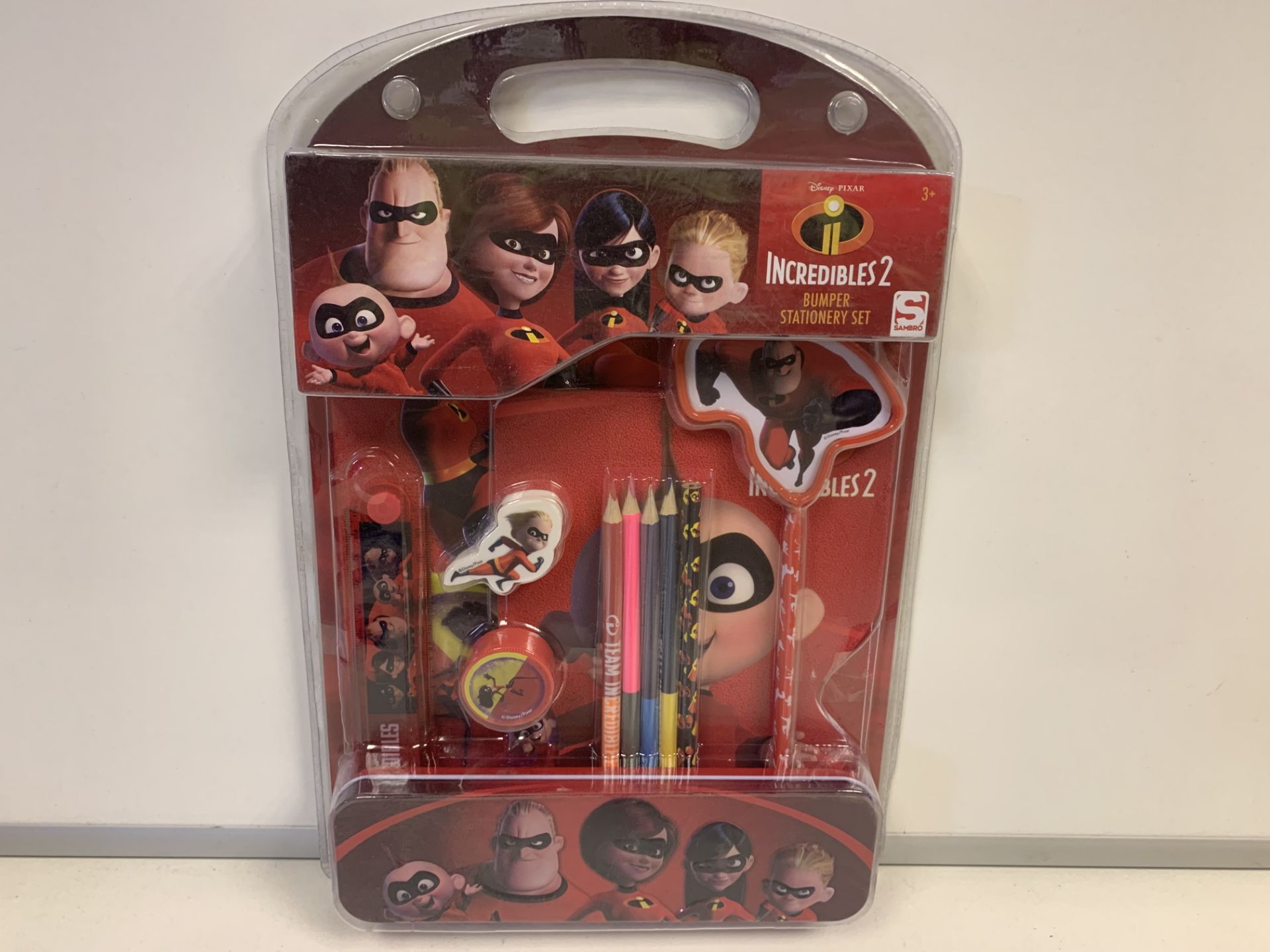 24 X BRAND NEW DISNEY PIXAR INCREDIBLES BUMPER STATIONERY SETS