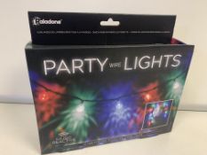 (NO VAT) 12 X BRAND NEW PALADONE MUSIC REACTIVE PARTY WIRE LIGHTS IN 2 BOXES