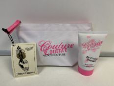 3 X BRAND NEW JUICY COUTURE COSMETIC BAG AND 50ML BODY LOTION