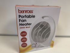 9 X BRAND NEW NEMROSS 2000 WATT PORTABLE FAN HEATERS