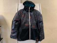 2 X CHILDRENS BRAND NEW BILLABONG ALL DAY BLACK CAVIAR COATS SIZE 10 & 16 TOTAL RRP £170.00