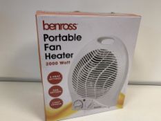 9 X BRAND NEW NEMROSS 2000 WATT PORTABLE FAN HEATERS