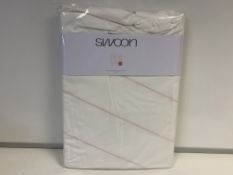 8 X BRAND NEW SWOON KINGSIZE PINK AND WHITE DUVET SETS