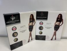 40 X PEACHYPINK ANTI CELLULITE SHAPEWEAR PANTS