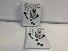 240 X DISNEY FROZEN OLAF NOTEBOOKS IN 5 BOXES