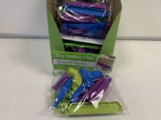 100 X PACKS OF 13 BAG SEALING CLIPS IN 10 BOXES