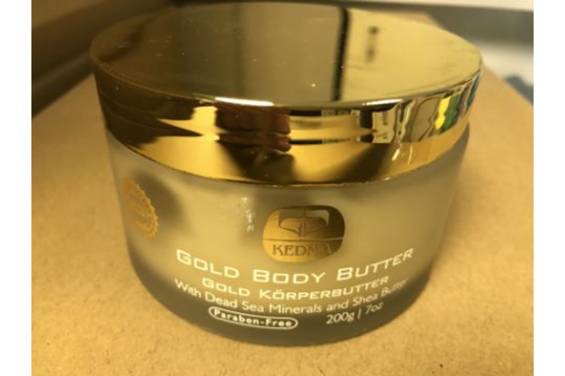 3 X BRAND NEW KEDMA GOLD BODY BUTTER WITH DEAD SEA MINERALS AND SHEA BUTTER