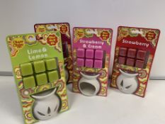 10 X BRAND NEW CHUPA CHUPS WAX MELT KITS INCLUDING BURNER