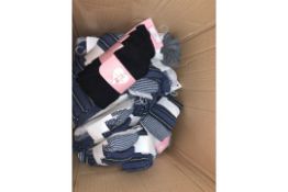 130 X PAIRS OF MOTHERCARE CHILDRENS SOCKS IN VARIOUS STYLES AND SIZES