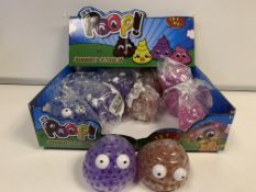 192 X JOKES AND GAGS POOPY GRIPPER BALLS IN 2 BOXES