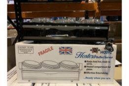 2 X BRAND NEW HOSTESS BUFFET SERVERS