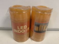 16 X BRAND NEW LED INDOOR CANDLES IN 2 BOXES