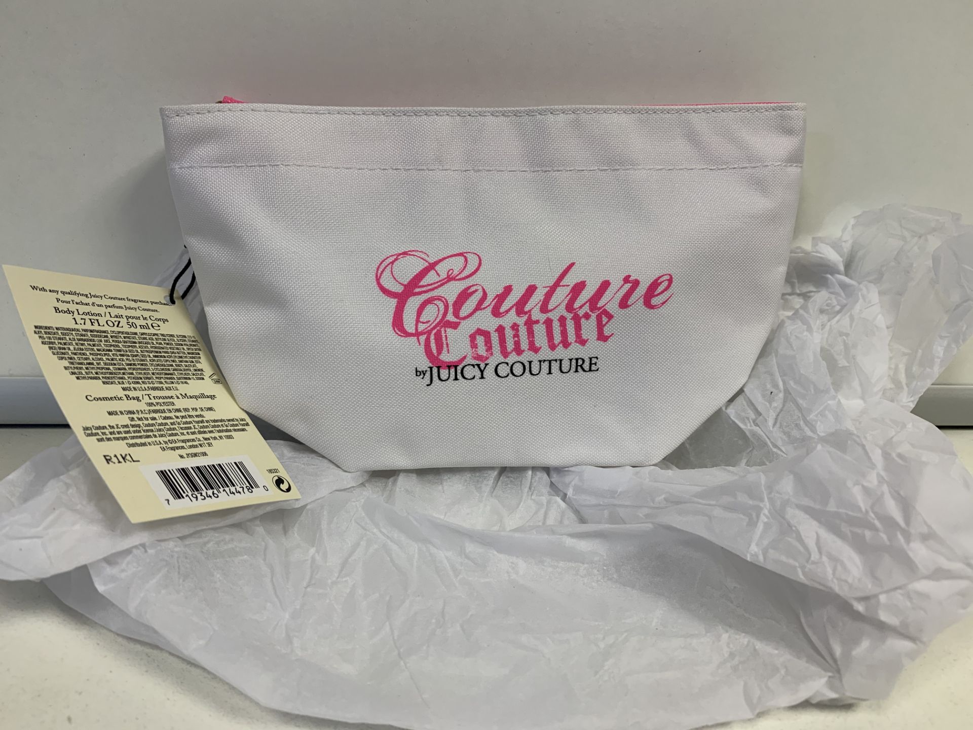 4 X BRAND NEW JUICY COTUTUR BAGS WITH 4 X 50ML LOTION