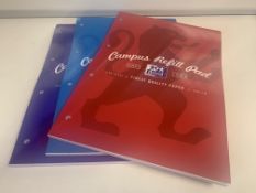 80 X BRAND NEW ASSORTED CAMPUS REFILL PADS OXFORD FINEST QUALITY PAPER IN 5 BOXES