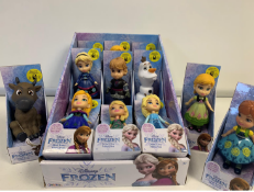 (NO VAT) 24 X BRAND NEW ASSORTED DISNEY FROZEN 2 MINI DOLLS IN 2 BOXES