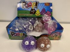 192 X JOKES AND GAGS POOPY GRIPPER BALLS IN 2 BOXES