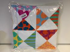 7 X BRAND NEW AGATHA RUIZ DE LA PRADA ANITA MULTI COLOURED SIZE 45 X 45 CM