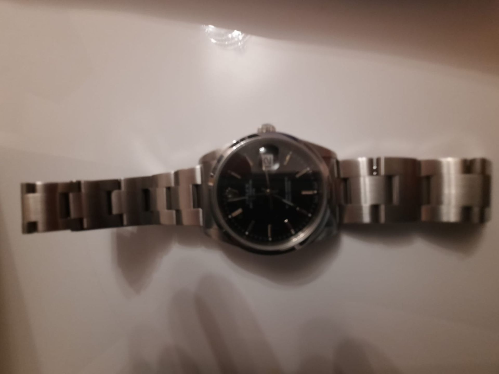 GENTS ROLEX OYSTER PERPETUAL DATE STAINLESS STEEL WRIST WATCH WITH BOX AND PAPERS - Image 3 of 12