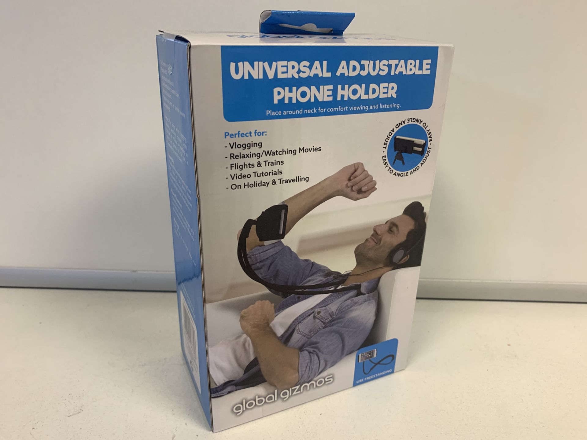 5 X GLOBAL GIZMOS UNIVERSAL ADJUSTABLE PHONE HOLDERS