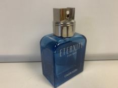 1 X TESTER 70-90% FULL BOTTLE CALVIN KLEIN ETERNITY FOR MEN EDT 100ML