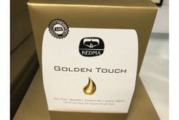 KEDMA GOLDEN TOUCH NAIL KIT WITH DEAD SEA MINERALS AND 24K GOLD, EACH SET CONTAINS NAIL FILE